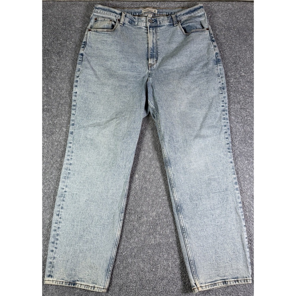 Abercrombie & Fitch Jeans Blue Womens 33/16 The Ankle Straight Ultra High Rise